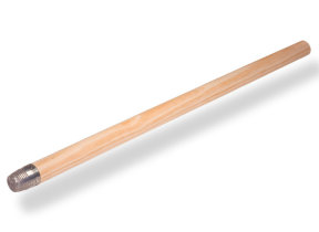 Holzstiel geölt mit Gewinde für Bürsten & Besen