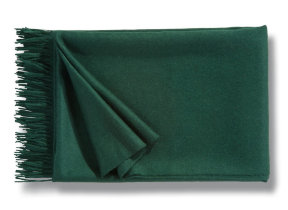 Plaid Babyalpaka "Fischbacher Puro Emerald" 130 x 200 cm