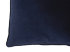Basic Samtkissen mit Paspel "Veronica Navy Blue", 50 x 50 cm