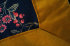 Schurwollplaid mit Samt "Etro Montreuil", Detail