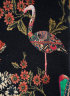 Schurwollplaid mit Samt "Etro Montreuil", Detail