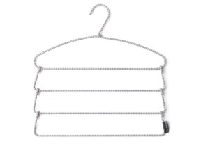 Platzsparender Hosenbügel "Brabantia Soft Touch Dark Grey", 41 x 42 cm
