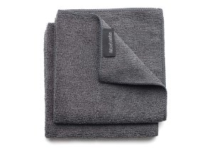 Microfiber cloths set of 2 "Dark Grey"