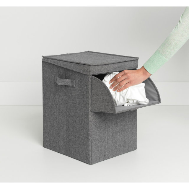 Stapelbare Wäschebox "Pepper Black", Mood