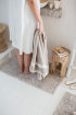 Vitalizing linen terry towels with cotton Detail