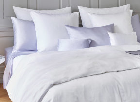 Seidig glänzende Bettwäsche aus Micromodal "Schlossberg Uni Blanc"