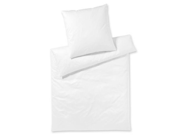 Elegant "Solid Jersey" jersey bed linen in white