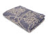 Leitner Mariage" cotton linen terry towels, navy blue