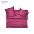 Luxurious fine jersey bed linen "Schlossberg Uni Royal", Framboise