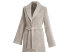 Weseta Damen Schalkragenmantel "Dream Royal" - 92 sand
