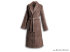 Super soft ladies' bathrobe "Weseta Dreamflor" - 44 Rocky Brown