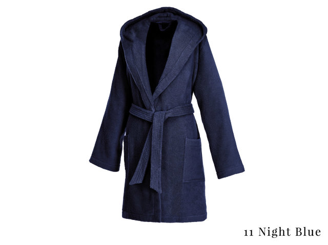 Hooded coat "dreamflor short", Night Blue