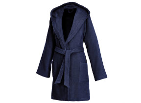 Ladies' hooded bathrobe "Dreamflor short" in 6 colors