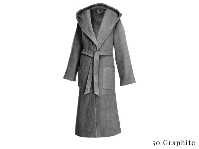 Men's hooded coat, Graphite