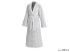 Men's shawl collar coat "Weseta Dreamflor"- Silver