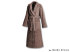 Men's shawl collar coat "Weseta Dreamflor"- Rocky Brown