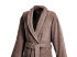 Men's shawl collar coat "Weseta Dreamflor"- Rocky Brown Zoom