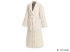 Men's shawl collar coat "Weseta Dreamflor"- Cream