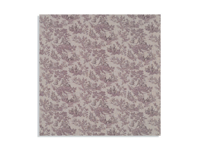 Leitner Leinen Tischwäsche "Toile-de-Jouy", Purple