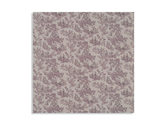 Leitner Leinen Tischwäsche "Toile-de-Jouy", Purple