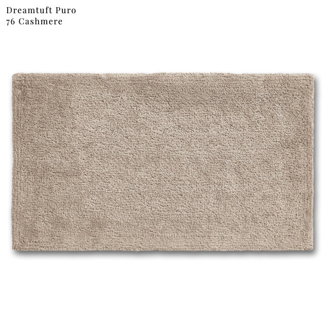 Weseta Dreamtuft Puro" bath rug - 76 Cashmere