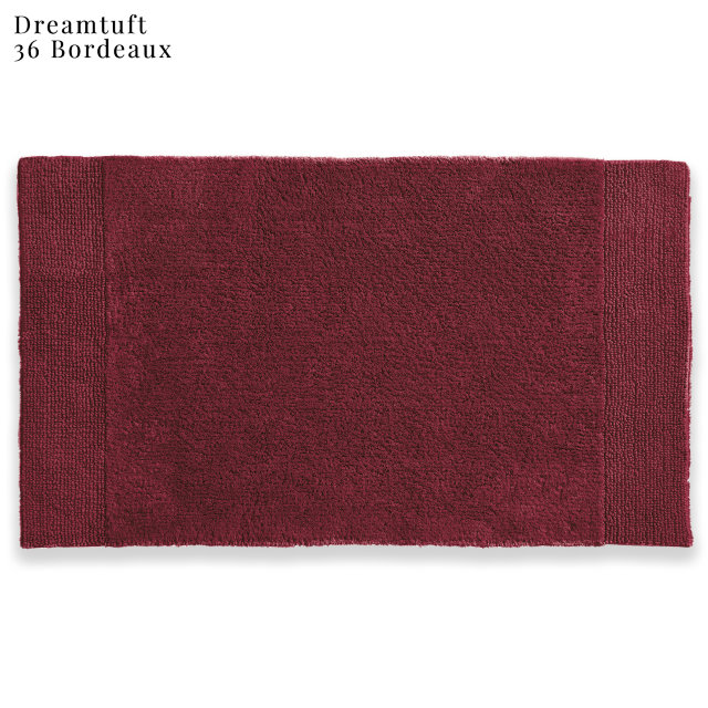 Badeteppich "Weseta Dreamtuft" Bordeaux