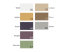 Cotton table linen "Leitner Uni 123", color chart