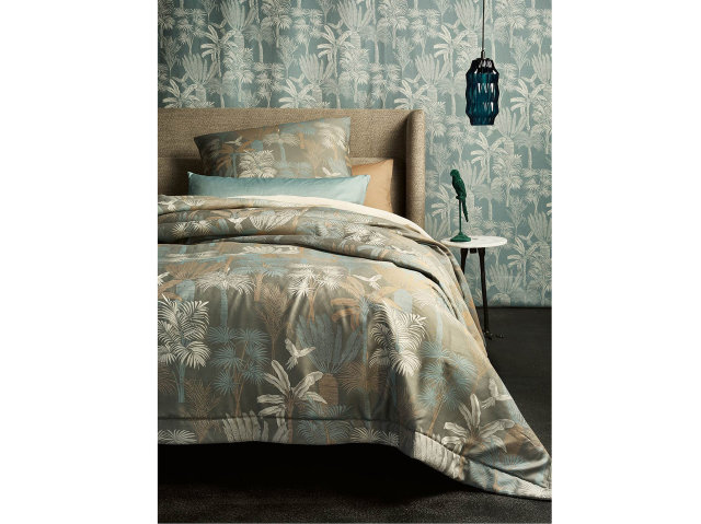 Jacquard bedspread "Eden Clay"