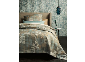 Jacquard bedspread "Eden Clay"