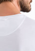 Herrenshirt von Hanro in Weiß, Detail