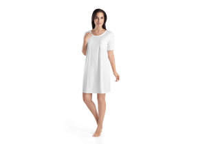 Nachthemd 1/2 Arm "Cotton Deluxe White"