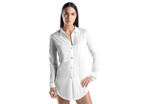 Damen Nachthemd Pima Baumwolle "Hanro Cotton Deluxe White"