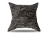 Jacquard linen cushion cover Shabby herringbone "Leitner Haithabu Anthracite" 40 x 40 to 60 x 60 cm, set advantage 