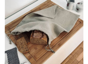 Bread bag made of Mühlviertel linen in white or natural