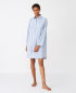  Nachthemd im Boyfriend-Look "Lexington American Authentic Nightshirt Blue" 