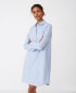  Nachthemd im Boyfriend-Look "Lexington American Authentic Nightshirt Blue" 