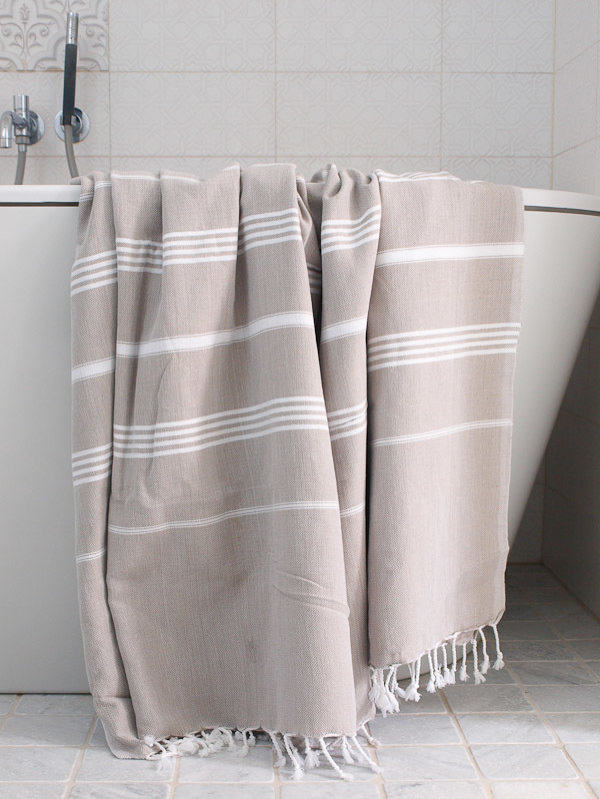 Hammam towel "Greybeige"