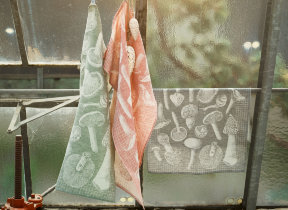 Halbleinen Jacquard Küchentuch "Leitner Mushroom" in 8 Farben