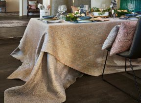 Linen tablecloth "Leitner Ilex Jacquard" 16 colours