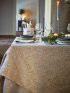 Linen table linen with paisley "Ilex" from Leitner Leinen