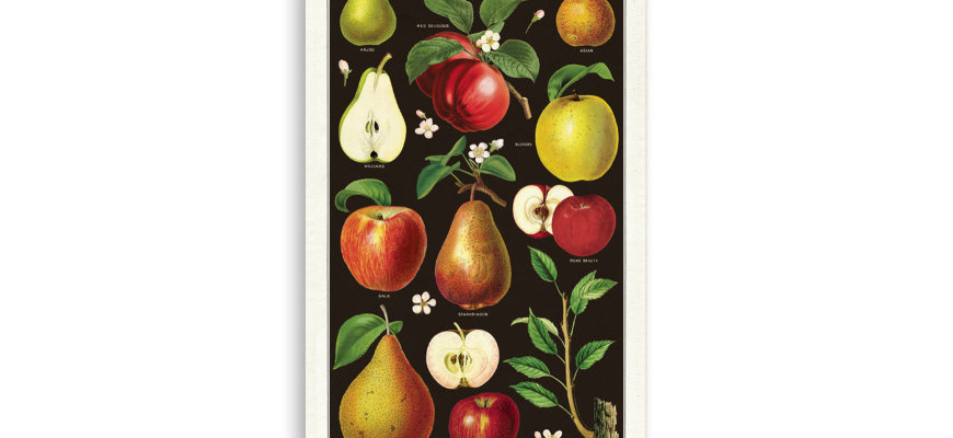 Küchentuch "Apple and Pears" von Cavallini