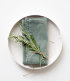 Pre-washed linen napkins, Green Milieu