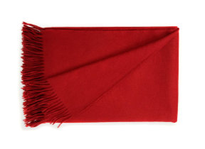 Cashmere plaid "Arran Carmine", in 2 sizes