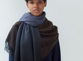 Cashmere scarf & stole "Arran Ombre Oxide", in 2 sizes