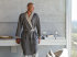 Satin men's coat "Duo" from Celso de Lemos