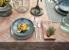 Leinen Tisch Set "Foresta Angebote" 2 Farben
