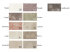 Leitner Leinen Foresta" table linen, color chart