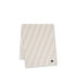 Lexington Herringbone Striped" table runner in beige