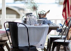 Table runner " Herringbone Striped" 2 colors