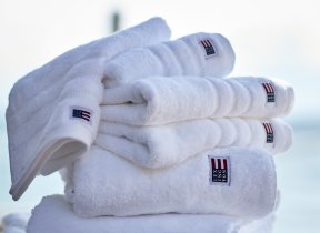 Terry towels "Original White & Grey"